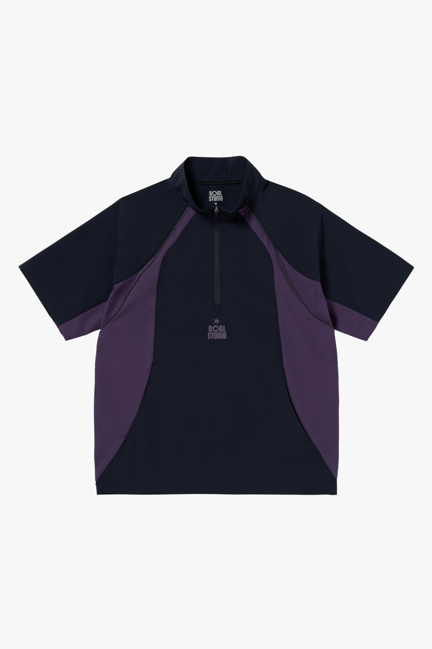 COLOR-BLOCK S/S ANORAK-NAVY - 상세 이미지 2