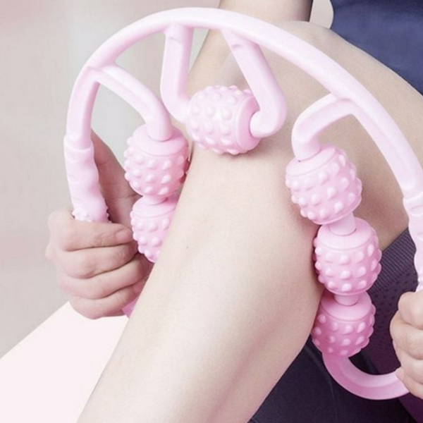 셀프 다리 마사지기 압박 종아리 마사지기 허벅지 롤러 근육 마사지 셀룰라이트 근막이완 뭉친 - 상품 이미지