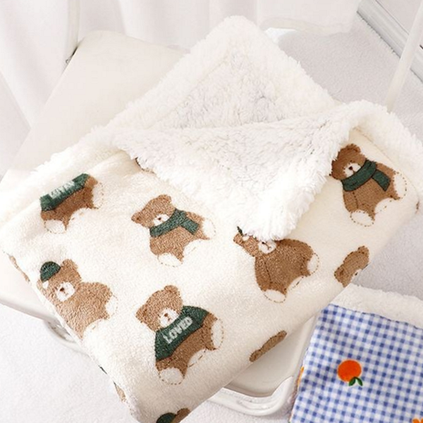 고양이 반려동물 담요 반려견 강아지 담요 겨울 이불 부드러운 극세사 수면 패드 침구 - 상품 이미지