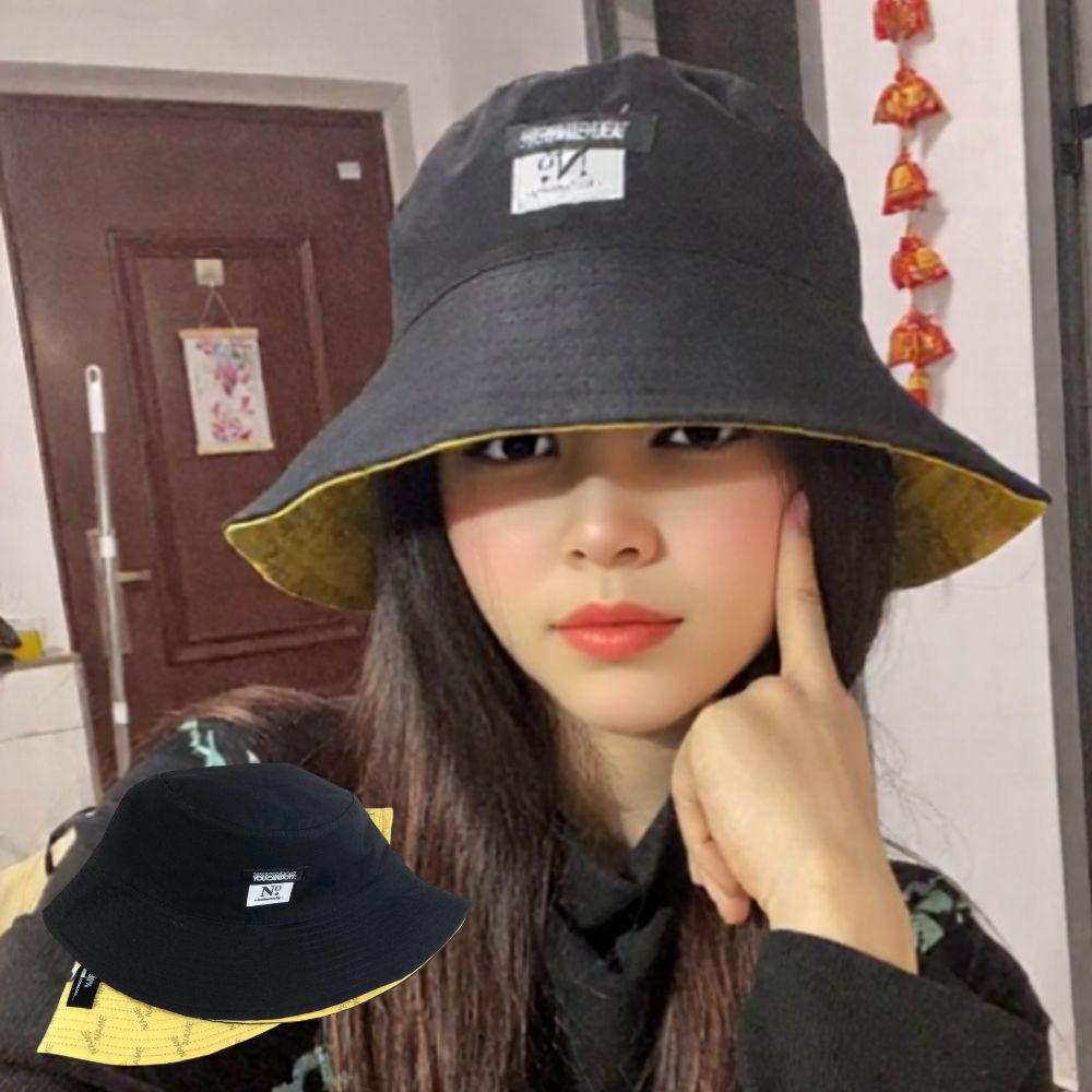 여름 모자 햇빛 차단 등산 낚시 투톤 버킷햇 벙거지 남자 양면 여성 챙모자 - 상품 이미지