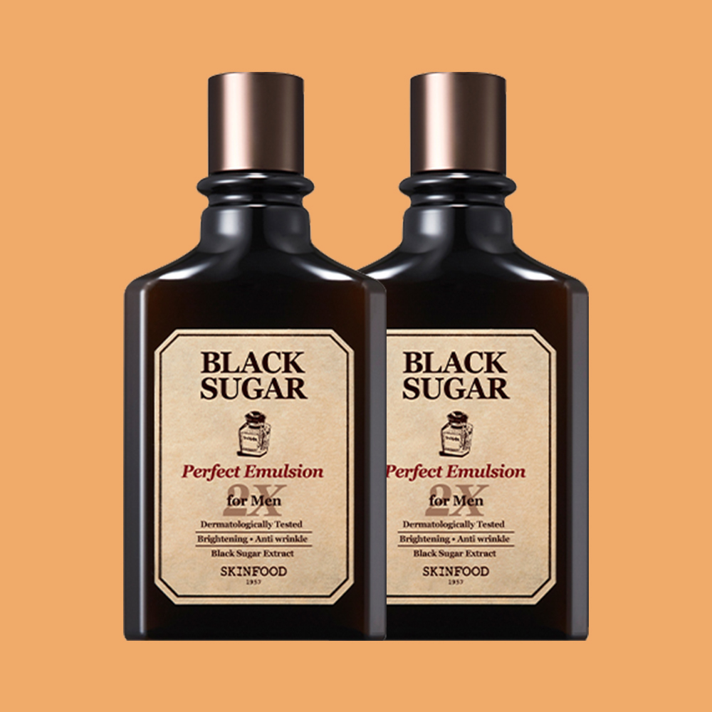 스킨푸드 블랙슈가 퍼펙트 에멀전 이엑스 포 맨 180ml x 2개 - 메인 이미지