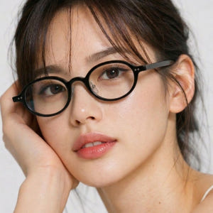 코받침있는 긱시크 라운드 호피 레오파드 오벌형 뿔테안경 알작은안경테 솔직 후기 | 실사용자 리뷰 분석 - 상품 이미지 1