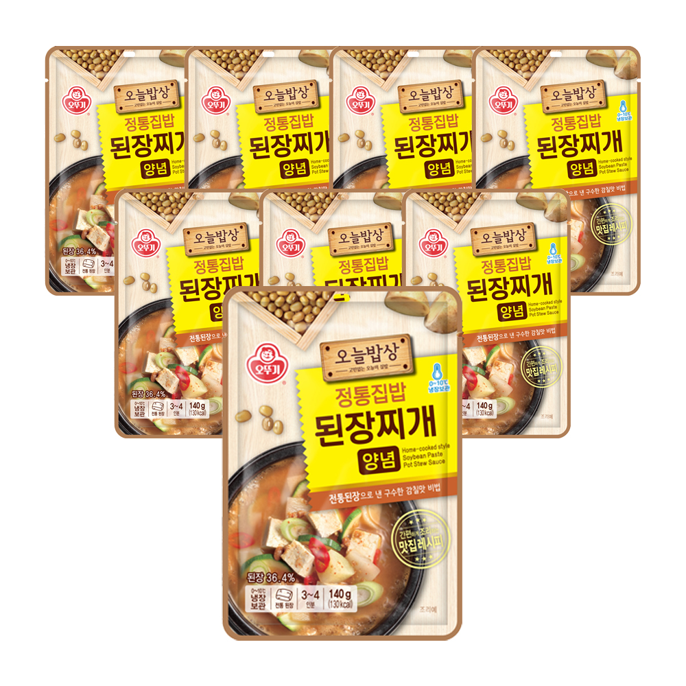 오뚜기 정통집밥 된장찌개양념 140g 8개 - 상품 이미지