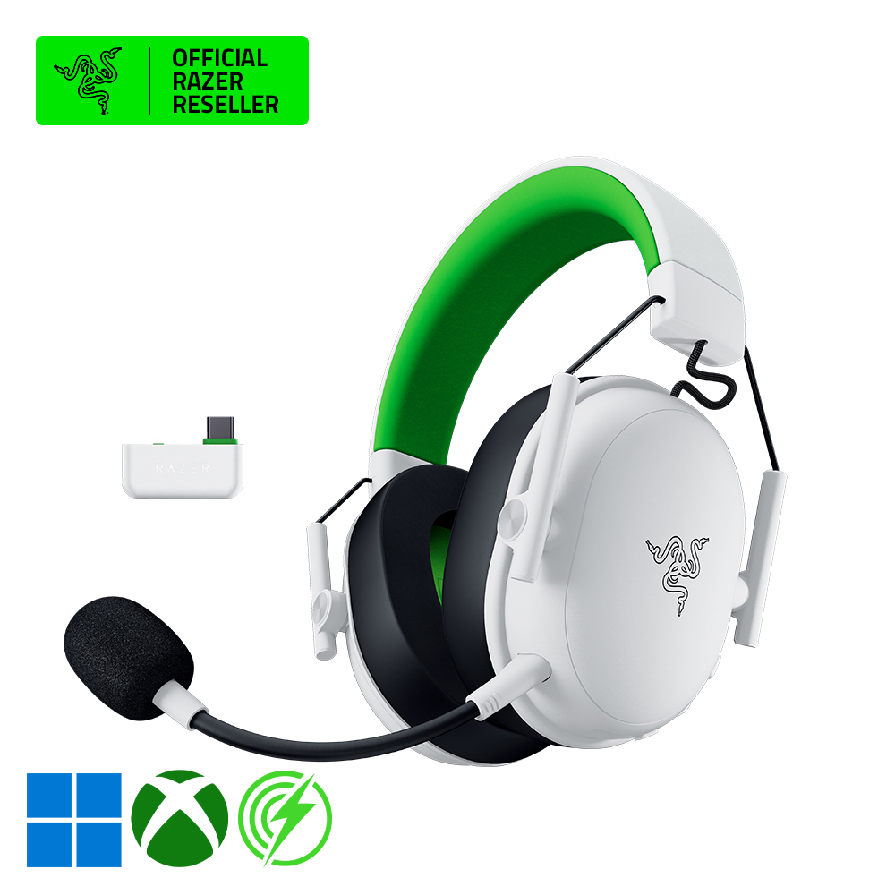 레이저코리아 BlackShark V3 X HyperSpeed 게이밍헤드셋 XBOX, 화이트 - 상품 이미지