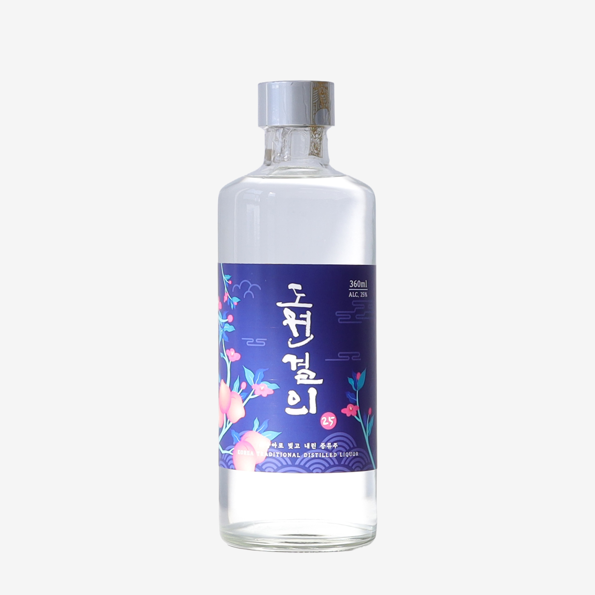 도원결의 25도 360ml 영덕주조 전통주 복숭아 리큐르 - 상품 이미지