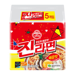 오뚜기 진라면 매운맛 120g, 5개 맛있게 먹은 솔직 후기 - 상품 이미지 1