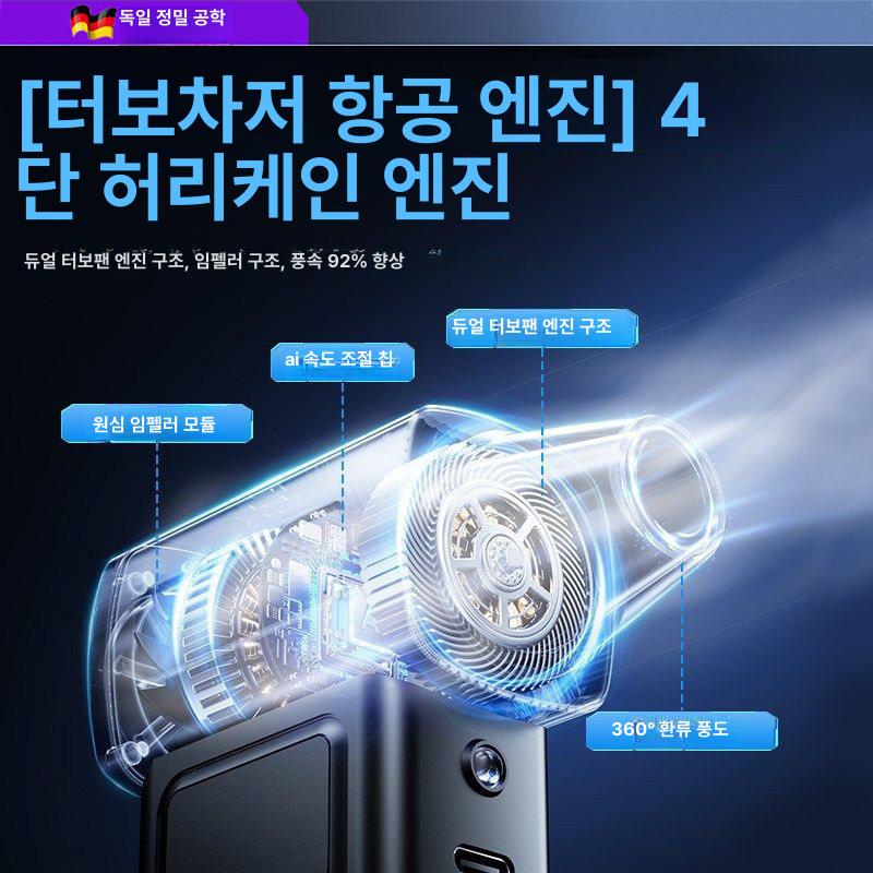 초강력 제트건 팬 초강풍 먼지 블랙 크로스건 고급형 내구성 강화 튼튼한 제품 - 상세 이미지 2