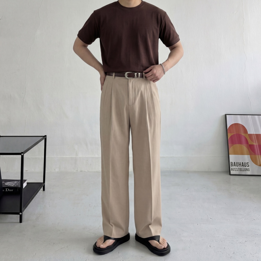 남자 머슬핏반팔 쿨티 여름 무지 라운드 티셔츠 이미지 6