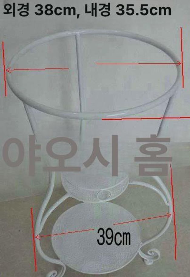 스테인리스 받침대 수건걸이 세수대야 간이 인테리어 다이 욕실 받침대가 메탈 스테인레스 - 상세 이미지 5
