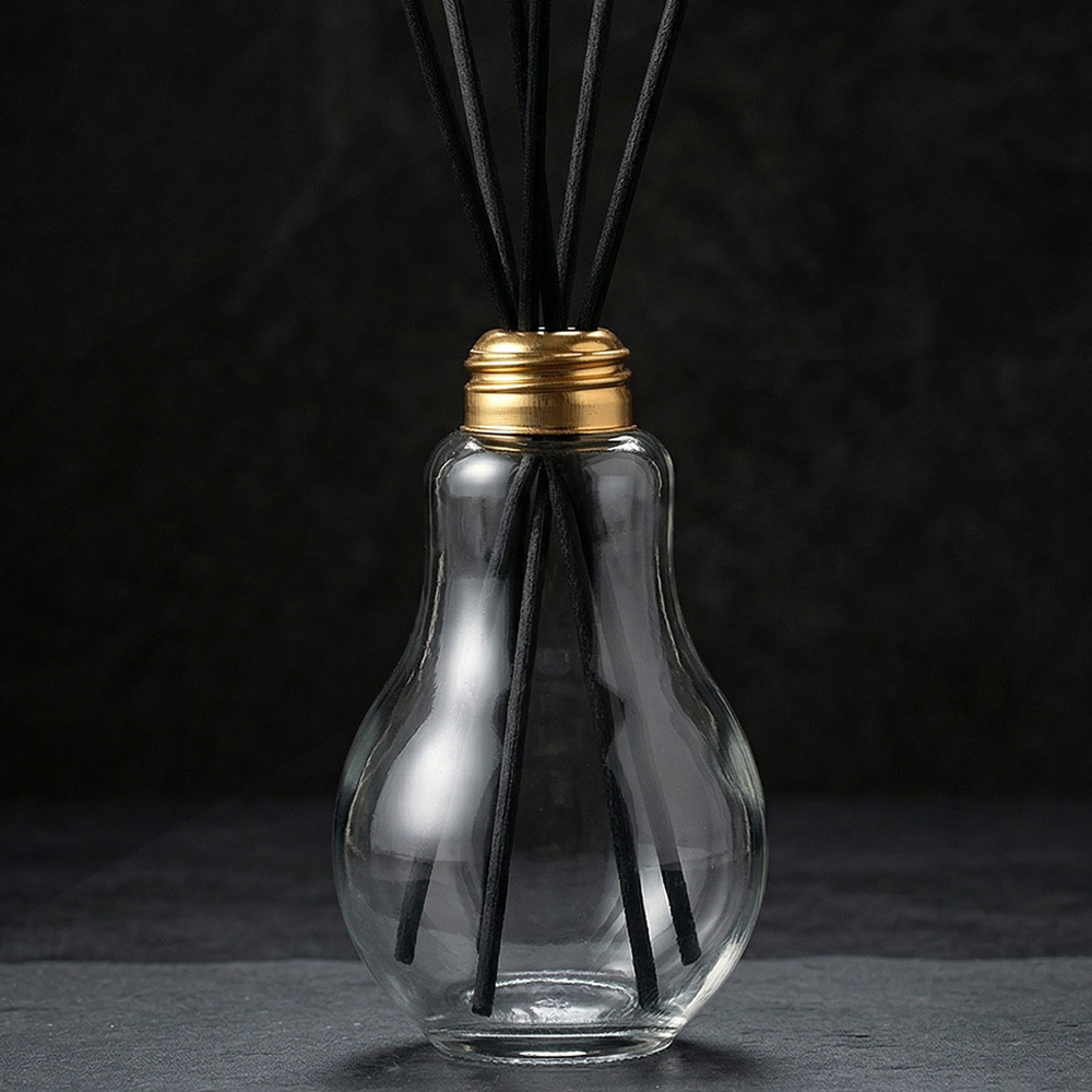 디퓨저 용기 유리 공병 전구골드캡150ml 섬유리드포함 재료 이미지 7