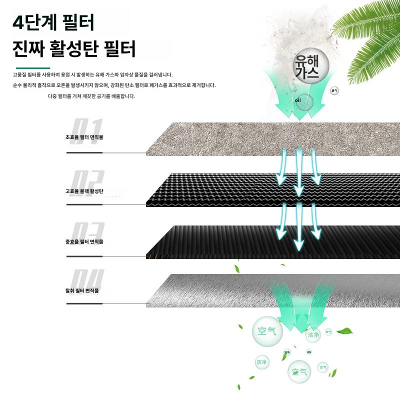 실내흡연기 정화기 업소용 제거기 필터 흡입 공기 냄새 소형 납땜 다기능 - 상세 이미지 4