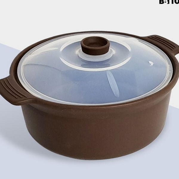 다용도 실리콘 찜기 핸들형 투명 뚜껑 찜기 식기세척기 스팀 - 상품 이미지