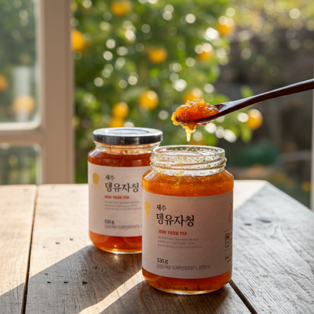 제주 한라봉 천혜향 뱅쇼 500ml 한라봉감귤착즙주스 240ml 뎅유자청 535g 이미지 6