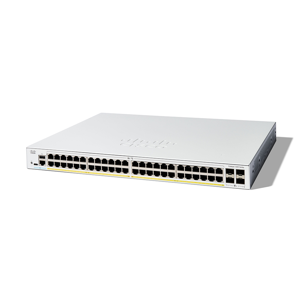 시스코 CISCO C1200-48P-4G 48포트 PoE+ 기가비트 관리형 스위치 4SFP - 상세 이미지 2