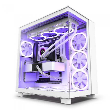 NZXT H9 Flow (화이트) 미들타워 PC케이스