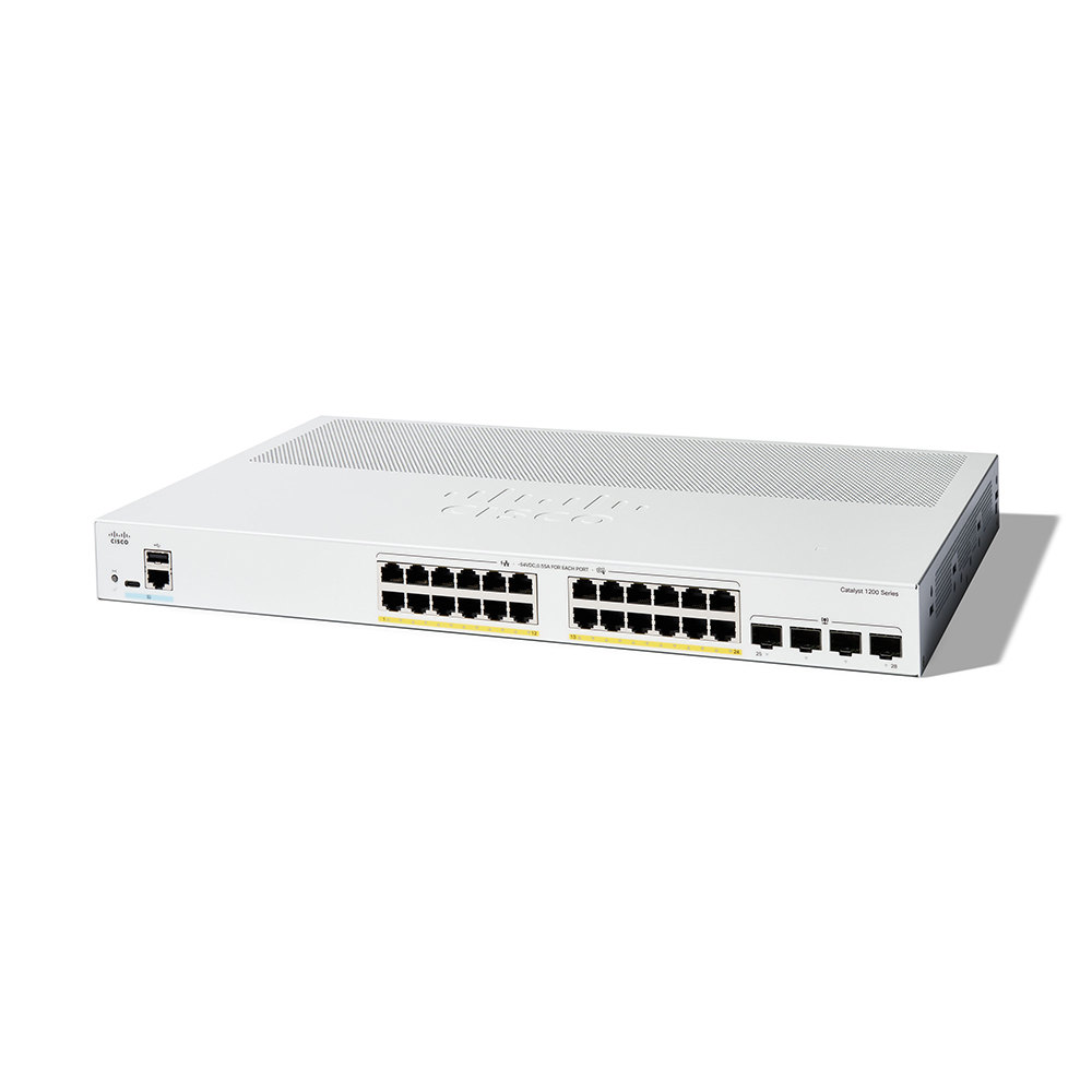 시스코 CISCO C1200-24P-4G 24포트 PoE+ 기가비트 관리형 스위치 4SFP - 상세 이미지 2