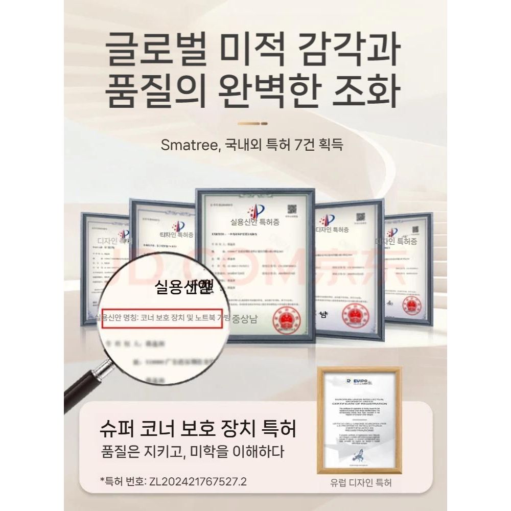 레노버 노트북 가방 13/14/15/16/17/18인치 대용량 충격 방지 보호 케이스게이밍 노트북 핸드백 - 상세 이미지 3