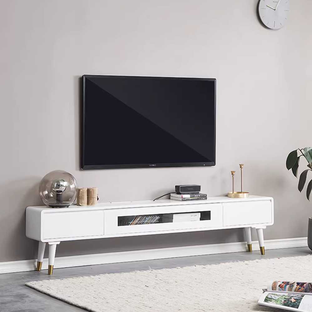 tv 장식장 거실장 아파트 원목 소품 진열 수납장 가구 140cm - 상세 이미지 5