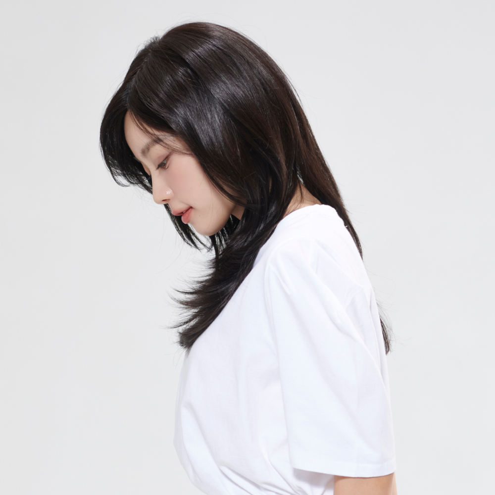 수제통가발 매기 웨이브펌 J컬 여자가발 - 상세 이미지 3
