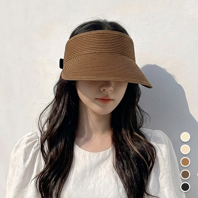 감성 데일리 여름 여성 자외선차단 헬렌 돌돌이 썬캡 - 상품 이미지