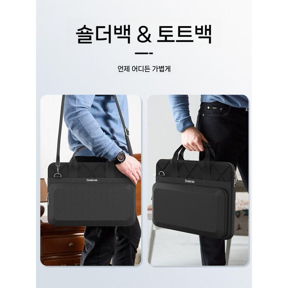 레노버 노트북 가방 13/14/15/16/17/18인치 대용량 충격 방지 보호 케이스게이밍 노트북 핸드백 - 상세 이미지 4
