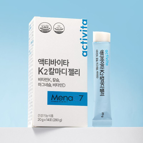 리노브 액티바이타 K2 칼마디 젤리 청포도요거트맛 뼈건강 비타민 - 상품 이미지