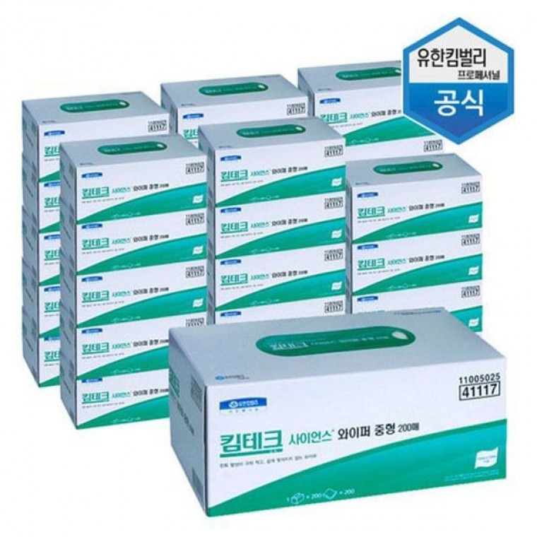 사이언스 와이퍼 종이 보루 휴지 중형 200매x30카톤 - 상품 이미지