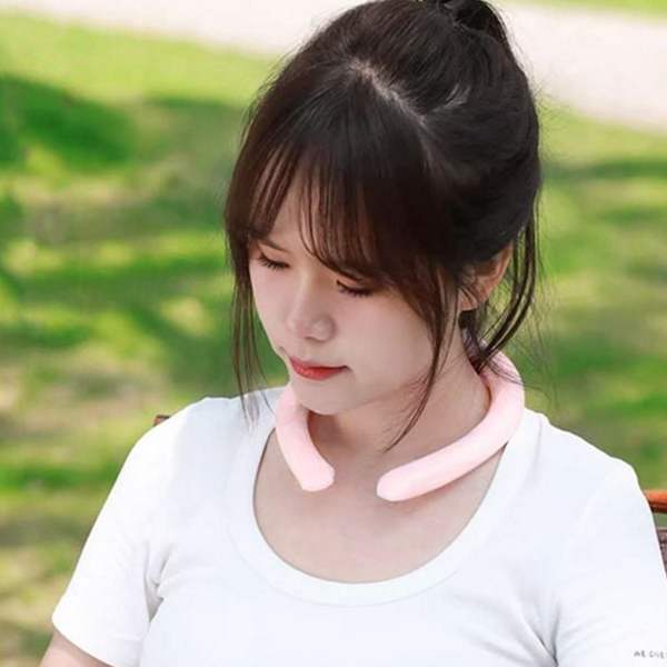 냉감 아이스 넥밴드 쿨링 밴드 머플러 시원한 여름 냉각기 목걸이 냉각 목 아이스튜브 - 상품 이미지
