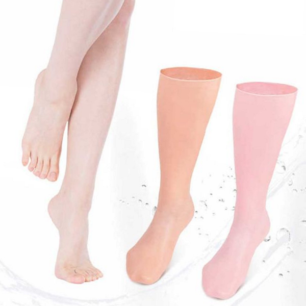 보습 실리콘 풋 케어 뒤꿈치 실리콘 발 보호대 발건조 각질 양말 관리 굳은살 갈라짐 홈케어 - 상품 이미지