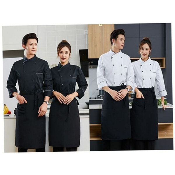 요리사 남성 조리복 쉐프복 쉐프 조리복 상의 주방 위생 단체 - 상품 이미지
