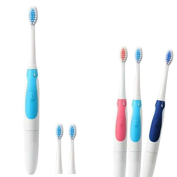 가정용 음파 전동 칫솔 휴대용 진동 칫솔 배터리형 성인용