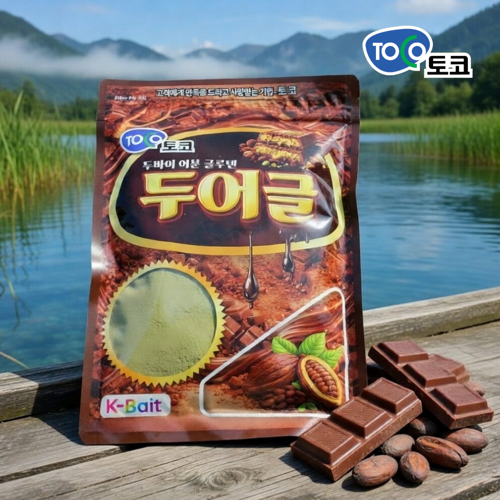 토코 두어글 두바이 어분글루텐 초콜릿향 민물낚시 토코떡밥 - 상세 이미지 2