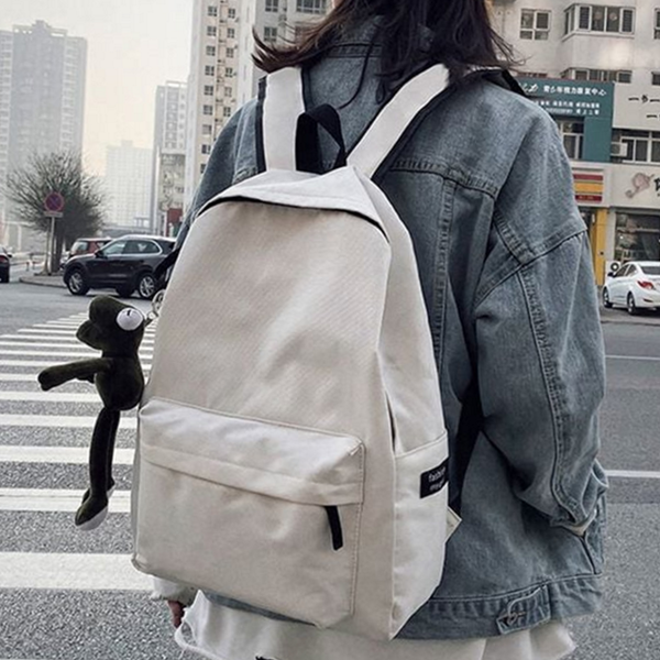 소프트 여성 백팩 캐주얼 학원 백팩 데일리 학생 여행 - 상품 이미지