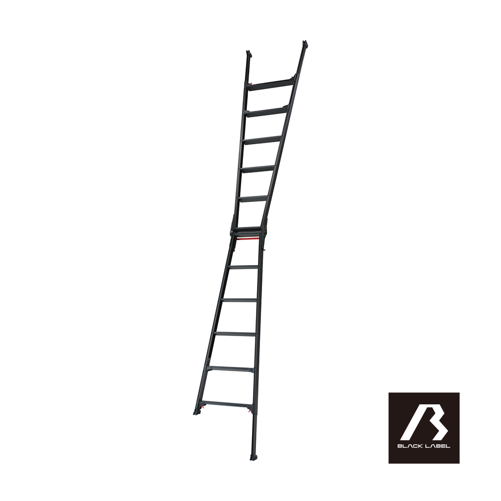 하세가와 RYZB 블랙라벨 AH형 원터치 높이조절 접이식 사다리 6단, 1개 - 상세 이미지 3
