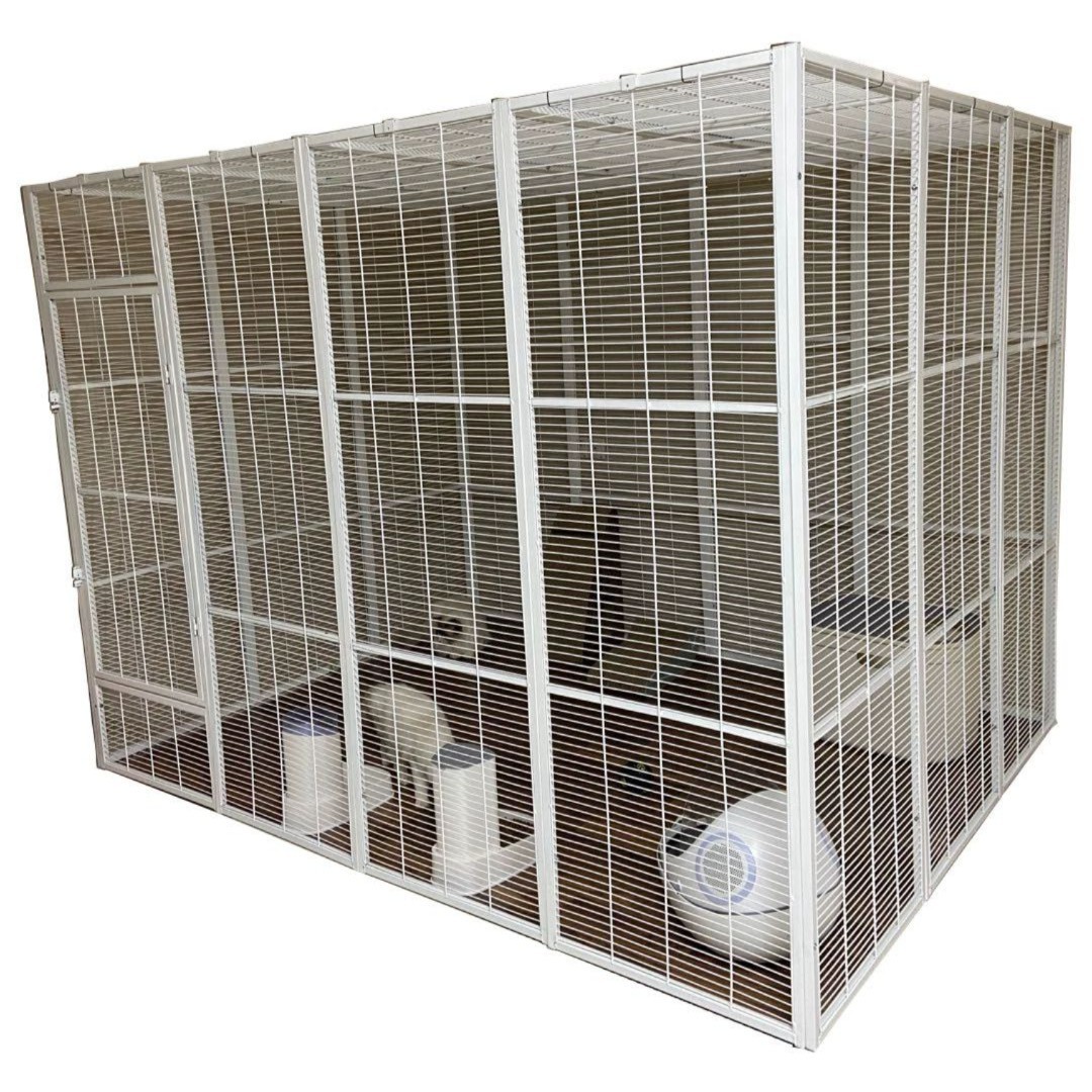 고양이 격리장 이동식 철장 애견 카페 케이지 반려동물 울타리 - 상품 이미지