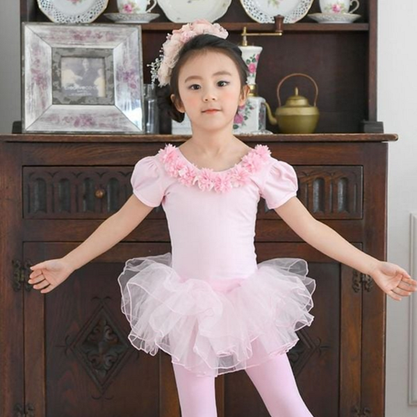 튜튜 여아 발레복 상하의 발레복 발레 - 상품 이미지