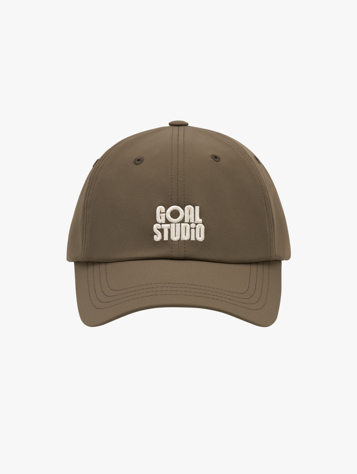 ESSENTIAL LOGO BALL CAP-DARK BROWN - 상품 이미지