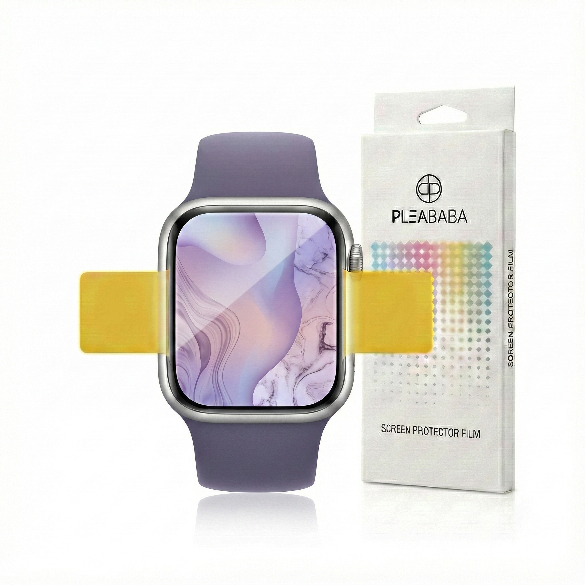 애플워치 필름 플리바바 고선명 웨어러블 액정보호필름 Apple워치 11 / 10, 46mm, 2매입 - 상품 이미지