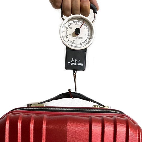 휴대용 여행용 손 저울 핸디형 아날로그 손 저울 수화물 캐리어 무게 여행 수하물 간편 수동 - 상품 이미지