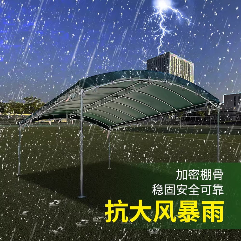 주차 차양막 쉘터 조립식 차고 용품 창고 바이크 캐노피 천막 3x5m - 상세 이미지 3