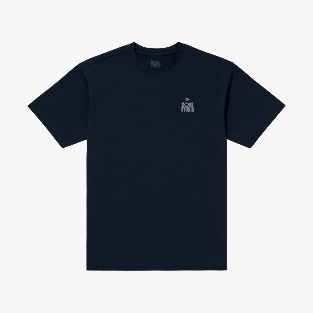 MAP LOGO AIRDRY TEE-NAVY - 상품 이미지