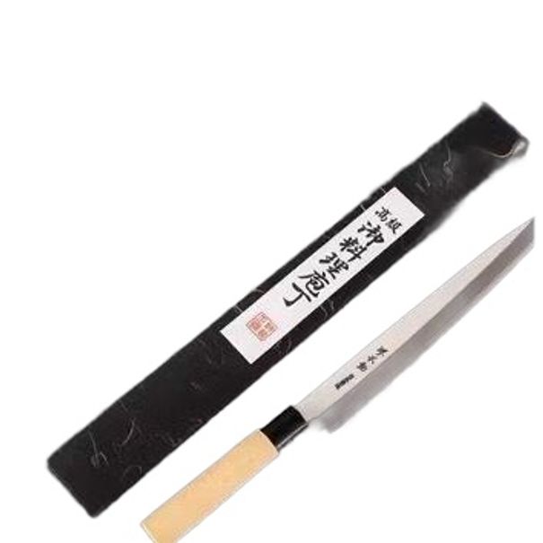 생선 조리칼 팔각 손잡이 주방용 데바 요리 손질용 목재 회뜨기 횟칼 - 상품 이미지