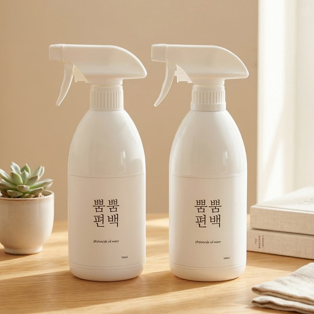 뿜뿜편백 3%편백오일함유 편백수 피톤치드 스프레이 500mL+500mL - 상세 이미지 2