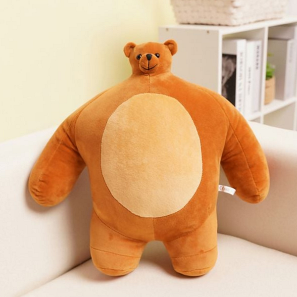 부드러운 봉제 곰인형 애착인형 작은 머리 곰인형 빅사이즈 귀여운 선물 - 상품 이미지