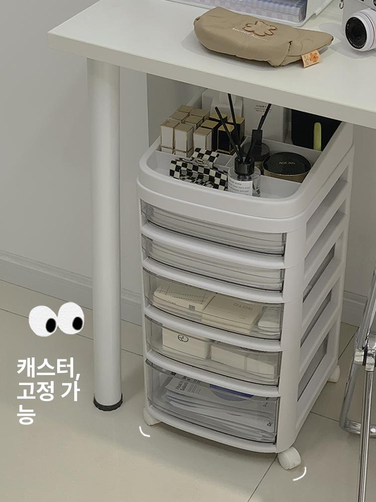 미용 트롤리 네일샵 수납장 뷰티샵 피부관리 에스테틱 왁싱카트 정리함 - 상세 이미지 2