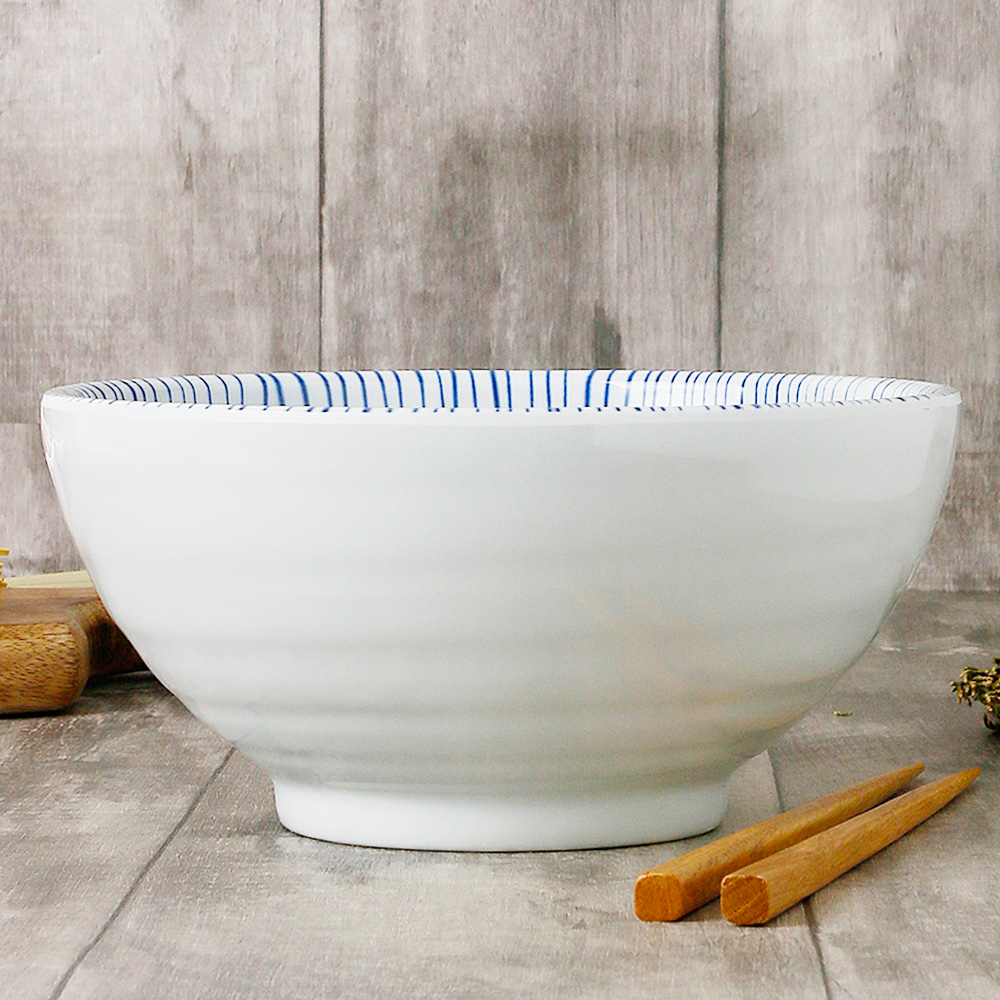 블루버드 멜라민 면기 일본 라멘 우동 라면 쌀국수 마라탕 그릇 18.6cm, 모던 - 상세 이미지 2