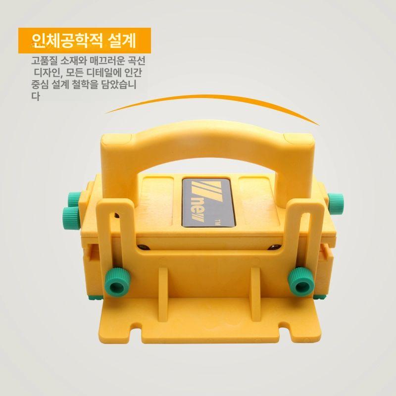 조절형 테이블쏘 핸들 목공 손잡이 안전 슬라이딩 강화 현장용 옐로우 목공기계 - 상세 이미지 5