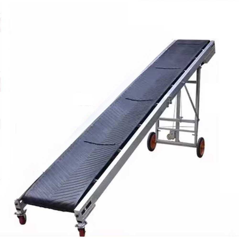 컨베이어 벨트 이동식 적재 하역 조립 라인 경사형 도구 500mm - 상품 이미지