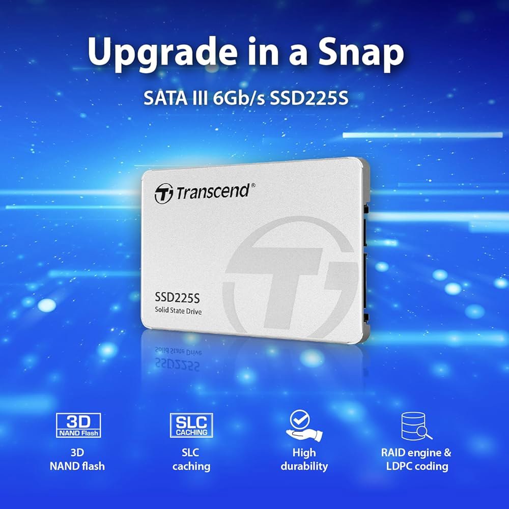 Translated SSD225 250GB 2.5 SATA III 6Gb /s SSD, 최대 500MB /s, PS4 /노트북 /데스크탑 /PC 업그레이드와 호환, 내부 솔리드 - 상세 이미지 3