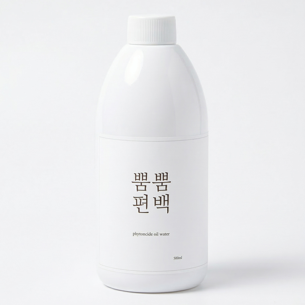 뿜뿜편백 3%편백오일함유 편백수 피톤치드 스프레이 500mL(리필) 옷장탈취제 진드기 곰팡이냄새 제거 향균 섬유탈취제 - 상세 이미지 4